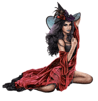 woman halloween hexe witch - δωρεάν png