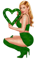 Woman. Heart. Love. Valentine. Leila - Free PNG