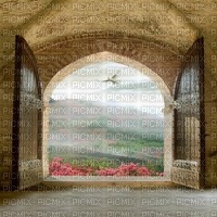 room chambre medieval background landscape  summer ete sommer fond  paysage - darmowe png