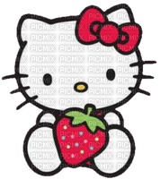 Hello kitty fraise 🍓 strawberry red rouge - png gratis