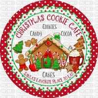 christmas cookie cafe - png gratis