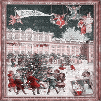 kikkapink winter vintage background christmas gif - Gratis animeret GIF