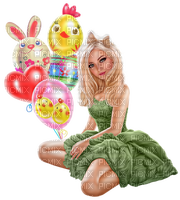 Easter woman by nataliplus - Free PNG