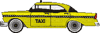 taxi - Animovaný GIF zadarmo