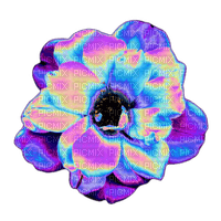 ..:::Holographic purple flower:::.. - png gratis