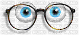 yeux lunettes - GIF animate gratis