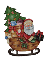Weihnachtsmann, Schlitten, Santa - PNG gratuit