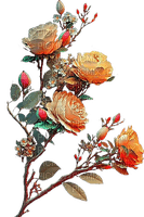 Flores rosas - darmowe png