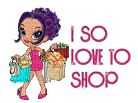Shopping Woman Text - Bogusia - Ilmainen animoitu GIF