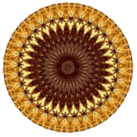 Yellow Mandala - PNG gratuit