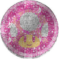 Toadette Emblem - Animovaný GIF zadarmo