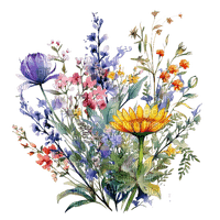 Summer Flowers - PNG gratuit