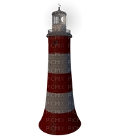 lighthouse redwhte - gratis png