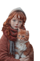 loly33 enfant chat automne - Free PNG
