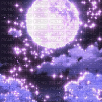 Y.A.M._Fantasy night moon - Free animated GIF