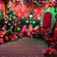Santa's Grotto - GIF animé gratuit