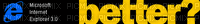 IE 3.0 banner - Gratis animeret GIF