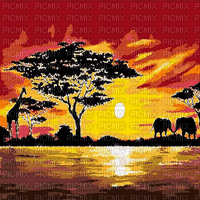 africa background gif animated dolceluna - GIF animé gratuit