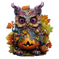 Halloween. Owl. Pumpkin. Leila - Free PNG