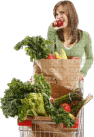 woman vegetables bp - darmowe png