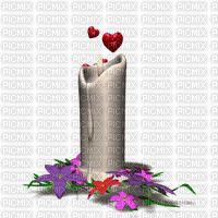coeur bougie - 免费动画 GIF