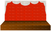 Kaz_Creations Deco Curtains Red Stage - png gratis