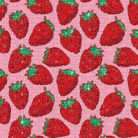 Strawberries glitter background gif