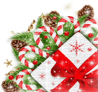 soave deco christmas winter corner cane candy - PNG gratuit