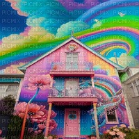Colorful House - ücretsiz png
