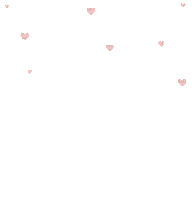 pink hearts shower animated - GIF animé gratuit