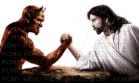 devil against god  by nataliplus - bezmaksas png