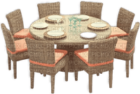 Tafel en stoelen - nemokama png