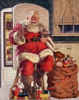 Weihnachtsmann, vintage - ingyenes png