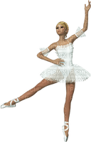 Femme Blanc Ballerine:) - 免费PNG