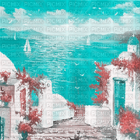 soave background aummer animated vintage terrace - 免费动画 GIF
