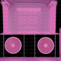 Pink & Black DJ Booth - png gratis