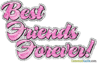 best friends forever - GIF animado grátis