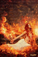 mujer fuego by EstrellaCristal