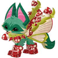 Glitter bat eared fox - Бесплатни анимирани ГИФ