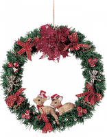 Christmas wreath sunshine3 - Free PNG