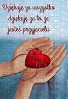 Serce na dłoni - bezmaksas png