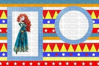 image encre couleur  anniversaire effet à pois princesse Merida Disney cirque carnaval  edited by me - bezmaksas png