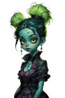 gothic woman illustrated - png gratis