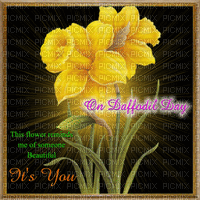 Daffodil day bp - GIF animé gratuit