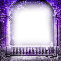 soave frame terrace vintage gothic purple - gratis png