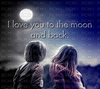 to the moon and back - PNG gratuit