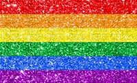 Rainbow glitter pride - png gratis