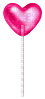 Lollipop.Heart.Pink - nemokama png