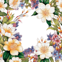loly33 frame fleur - png grátis