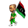 علم ليبيا - Ilmainen animoitu GIF